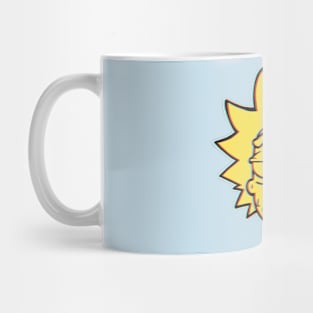 psychedelik cartoon Mug